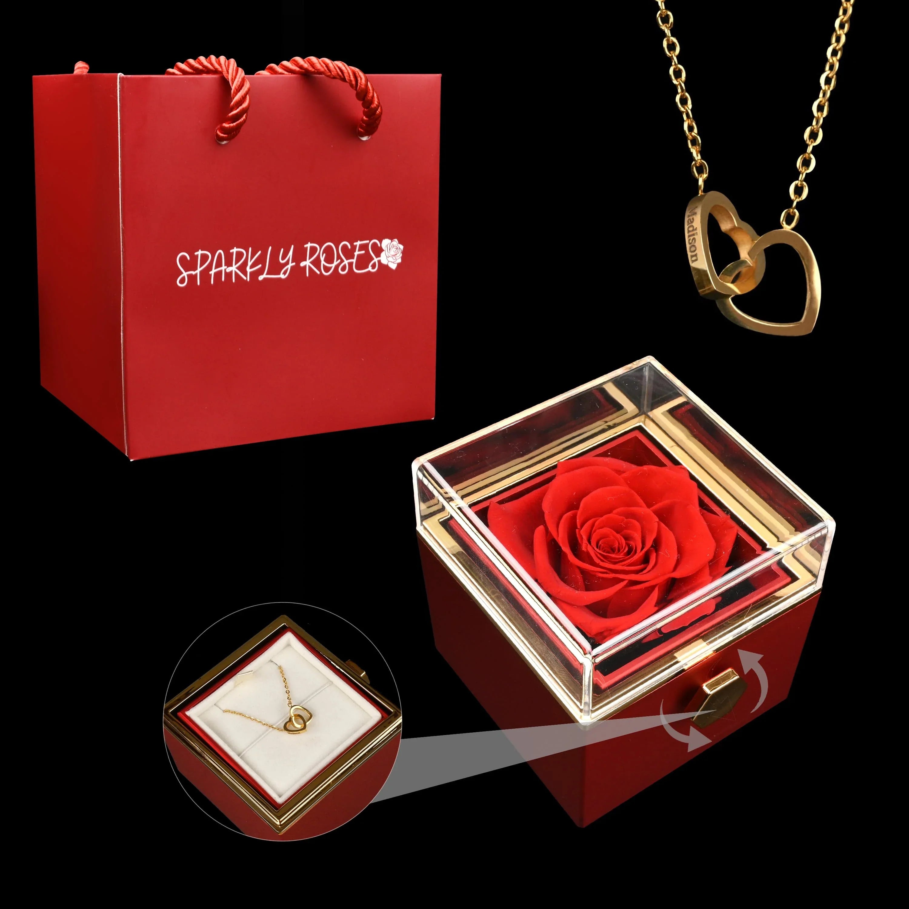 Coffret rose